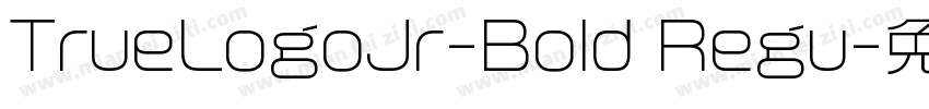 TrueLogoJr-Bold Regu字体转换
